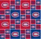 Sykel Enterprises NHL Team Cotton Fabric-Montreal Canadiens Geometric Cotton Quilting Fabric